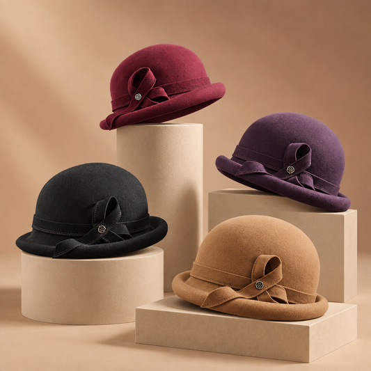 Hermès-style hat group