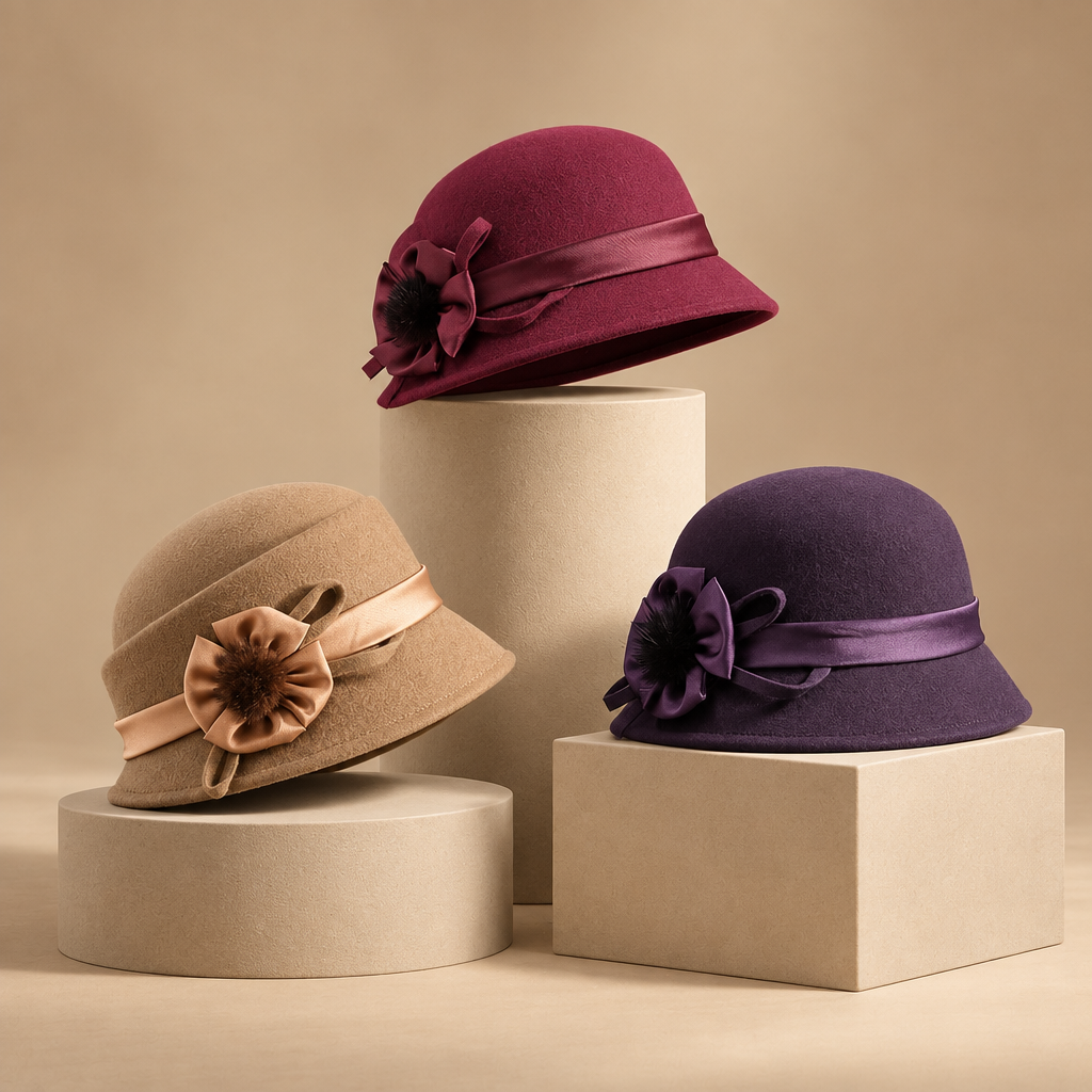 Hermès-style hat group