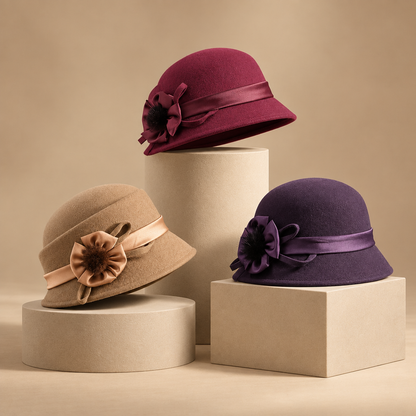 Hermès-style hat group