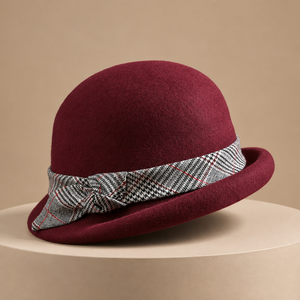 Hermès-style hat still life