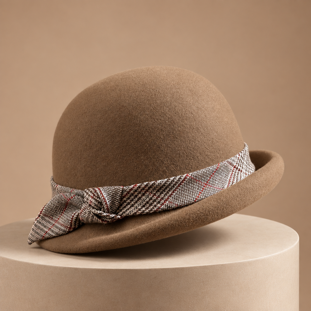 Hermès-style hat still life